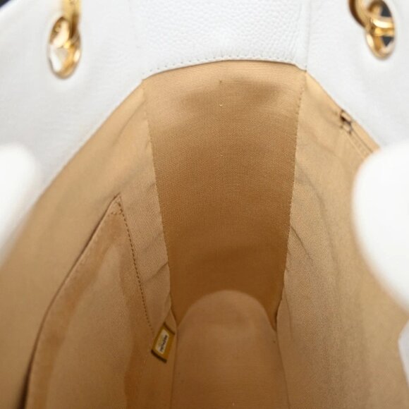 CHANEL CC Logo PST Chain Shoulder Bag Grained Calfskin Leather WE GHW 620RL281 - Picture 4 of 16